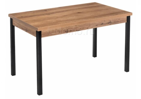 Стол Woodville Оригон дуб горный / черный матовый 368665