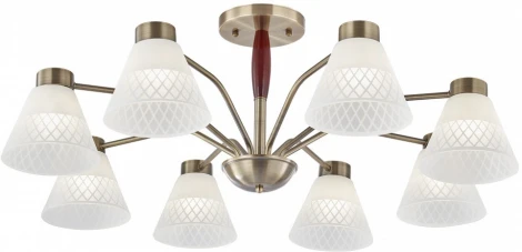 Потолочная люстра на штанге Arte Milano Napoli-6350 336350/8 AB (220V)