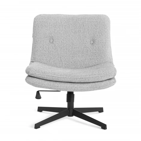 Кресло лаунж Oslo/Осло крестовина, велюр/букле, VT shape silver Tetchair 25433