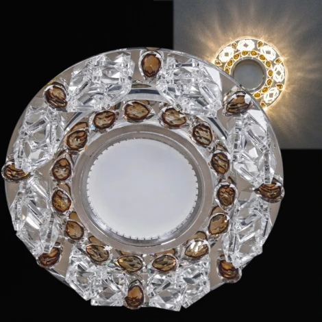 Встраиваемый точечный светильник Reluce 22093-9.0-001PL MR16+LED3W CL+GR (круглые)