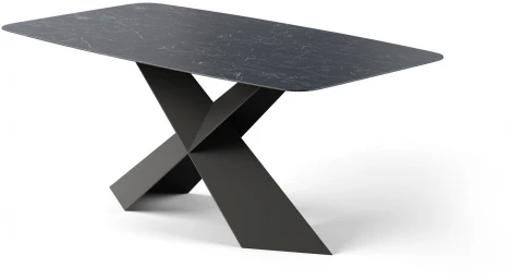 Стол Tyler 180, керамика темный Top Concept 13746