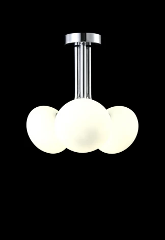 Потолочная люстра на штанге Crystal Lux Alicia SP3 CHROME/WHITE