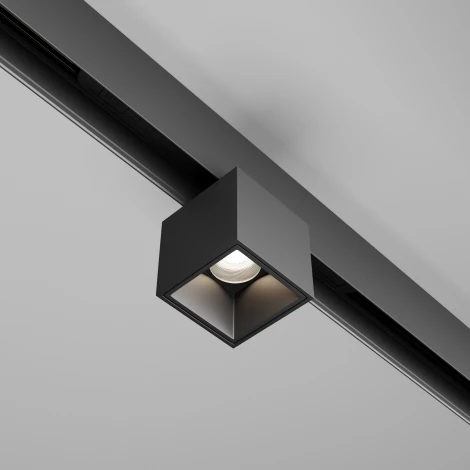 Трековый светильник магнитный 48V Maytoni Alfa S TR133-4-7W-DS-B (LED, куб)