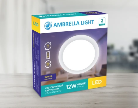 Встраиваемый точечный светильник Ambrella Led Present Plastic 300124