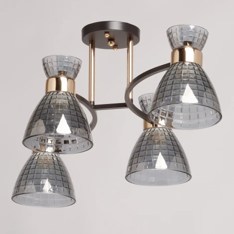 Потолочная люстра на штанге DeMarkt Dela 635015904 (220V)