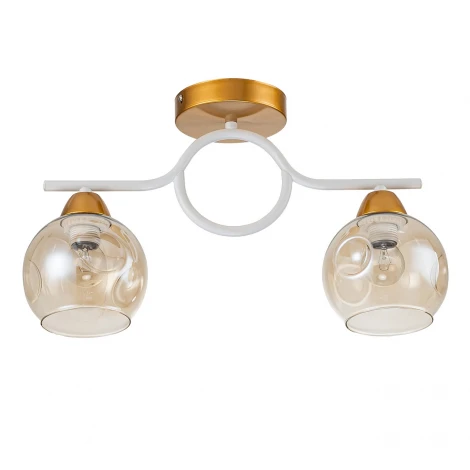 Потолочный светильник Escada 1100/2P E27*60W Gold/White