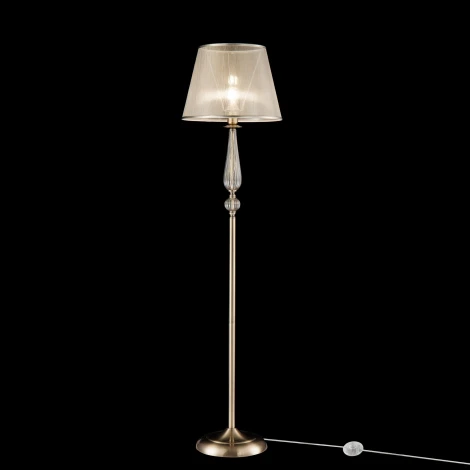 Торшер Freya Inessa FR2685FL-01BZ (220V, выключатель, круглые)