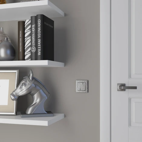 Набор клавиш для выключателя трехклавишного (hammer серебряный) Werkel W1239006 (a052089)