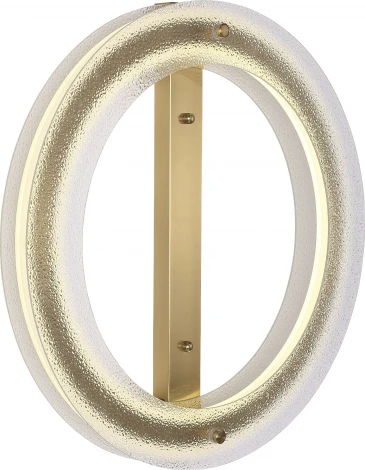 Потолочный светильник круглый ST Luce Fagy SL6245.212.01 золотистый/Прозрачный LED 1*40W 4000K (220V, круглые)