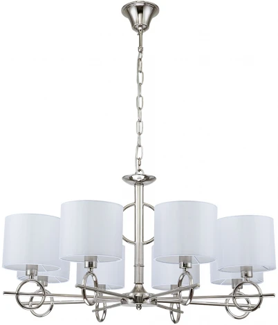 Подвесная люстра Moraine 10167/8PL E14*40W Nickel (220V, на цепи)