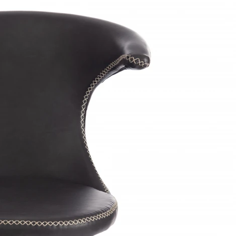 Стул FLAIR (mod. 9020) коричневый 1/черный (экокожа/металл)