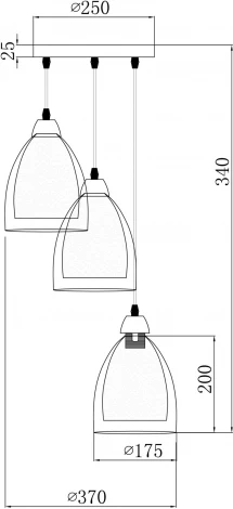 Подвесной светильник Freya Astery FR5375PL-03CH1 (220V, на проводе)