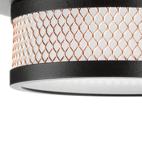 Встраиваемый светильник под лампу GX53 черный/золотой Wolta Rete WDL-GX53/12BG