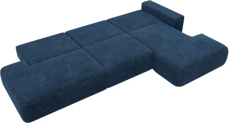 Диван угловой Лига-036 НПБ Модерн Лонг правый угол Лига Диванов (Велюр) арт.127747