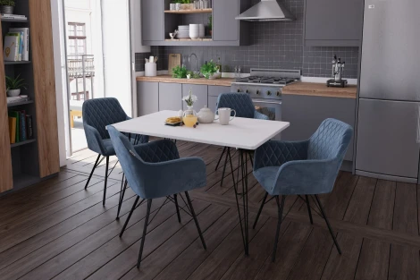 Стул Sheffilton SHT-ST38/S37 тихий океан/черный муар 6736291113