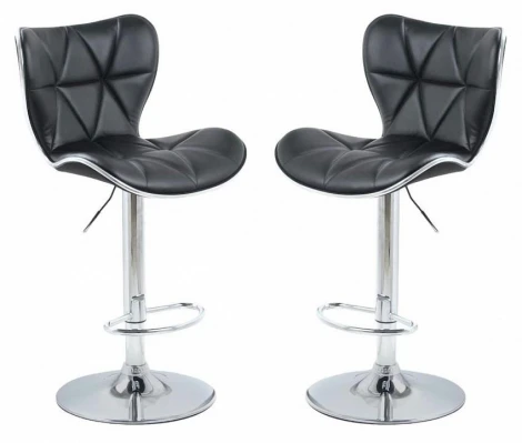 Стул Hesby Serenity Echo (комплект 2 шт) черный, хром