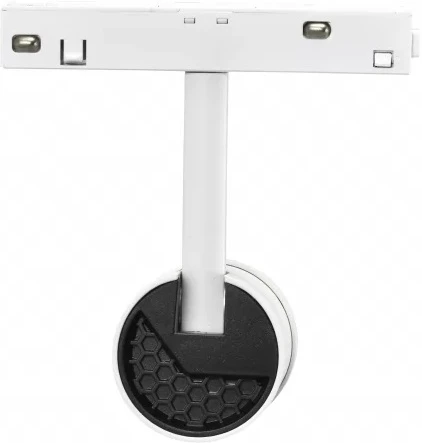 Трековый магнитный светильник 48V iLedex Vision48/22 ZOOM 4822-020-D47-10W-10/60DG-4000K-WH (круглые)