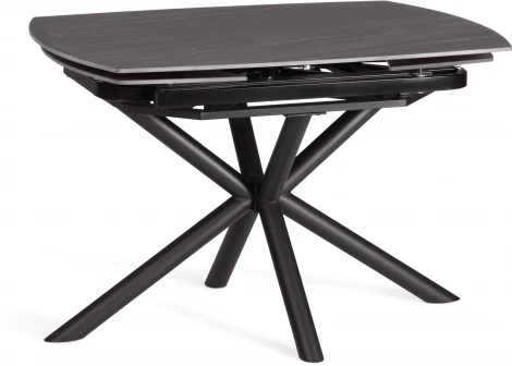 Стол обеденный Winston/Винстон Tetchair (Керамика,Металл/Серый,Черный) арт.21857