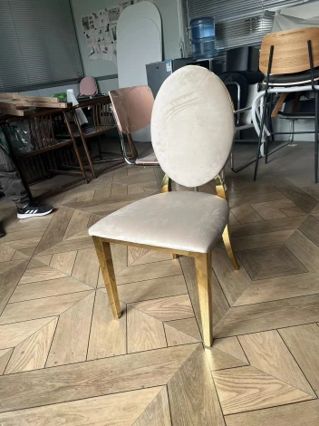 Стул обеденный IST-CASA София DC-1102, 45х42х92, бежевый, золото