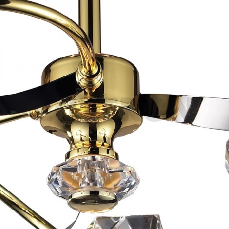 Потолочная люстра N-Light 91713 09 1713 0313 03 gold + black chrome
