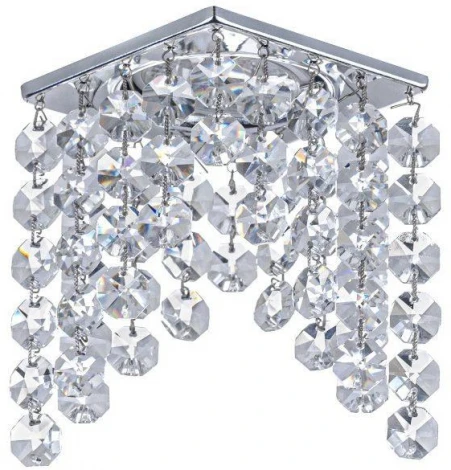 Встраиваемый светильник хрустальный Dio D'Arte Tayo Nickel GU10.5.14.8x8.117 N (220V)