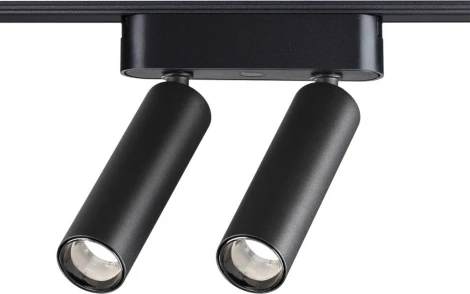 Трековый светильник Novotech Smal 359252 SHINO черный для низковольтного шинопровода IP20 LED 14W 48V 1260Лм 3000К (круглые)