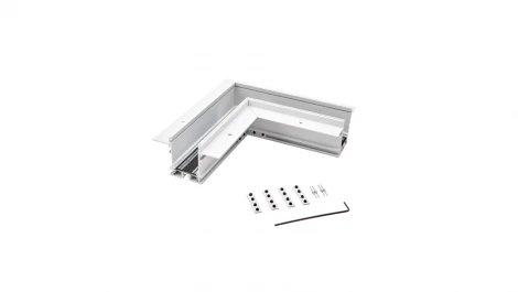 Коннектор угловой для встраиваемого низковольтного шинопровода SWG SY SY-601901-RC-CN-1-WHMR (24V)