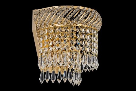 Бра Dio D'Arte Bari E 2.10.100 G (220V, хрусталь, подвески)