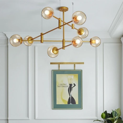 Потолочная люстра на штанге E27 Lu Carte LC-11-0246