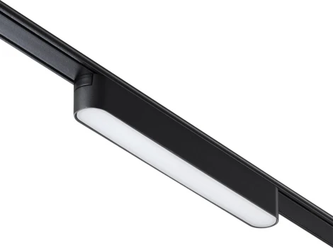 Трековый светильник Novotech Smal 359238 SHINO черный для низковольтного шинопровода IP20 LED 12W 48V 720Лм 3000К