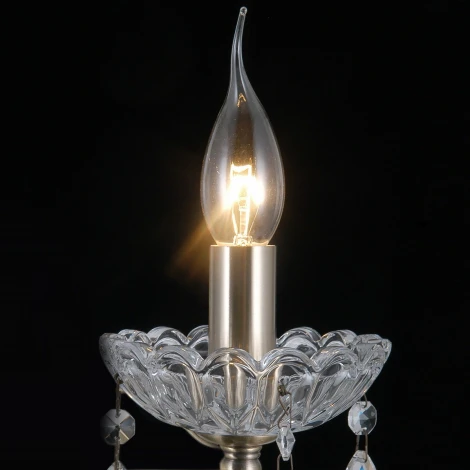 Подвесная люстра ILLUMICO IL0265-8PSQ-39 AB (220V, на цепи, подсвечник, свеча)