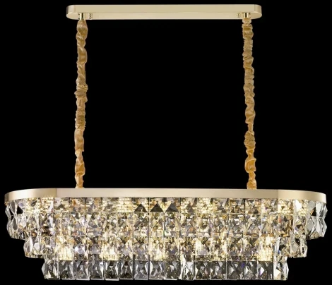 Подвесная люстра Wertmark Cassia WE102.13.323 (220V, хрусталь, на цепи)