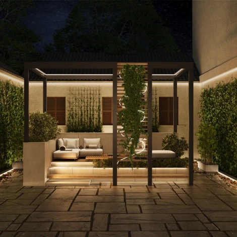 Гибкий неон 25x13 220В 8Вт/м 2700K IP65 50м Maytoni 201229