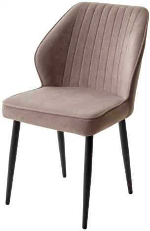 Стул VENA, цвет B5 Капучино, велюр / черный каркас