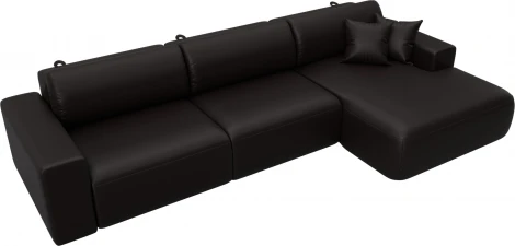 Диван угловой Лига-036 НПБ Классик Лонг правый угол Лига Диванов (Экокожа) арт.127790