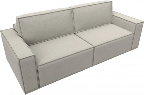 Диван прямой Куба (Бежевый/Рогожка) Лига Диванов арт.124511