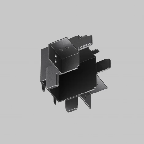 Коннектор угловой внутренний Radity встраиваемый черный (магнитный) Maytoni Technical TRA084CT-12B