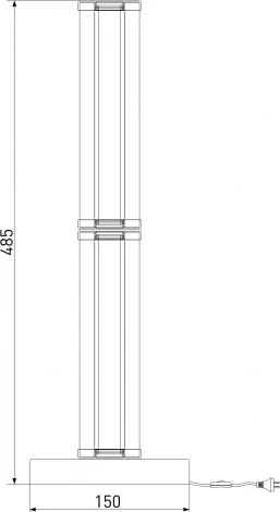 Настольная лампа Eurosvet Stark 80536/1 латунь