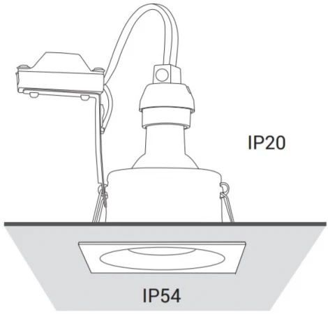 Встраиваемый точечный светильник Nowodvorski Delta 8370 (220V, IP54)