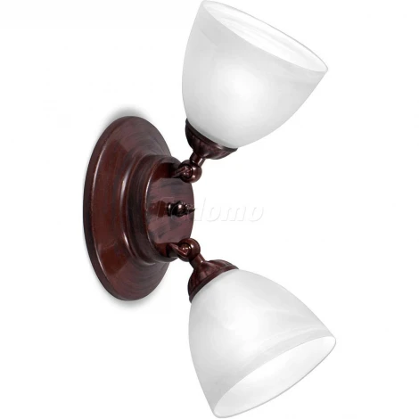 Спот Day&Night, 2 плафона, коричневый с белым