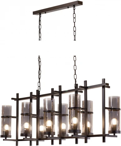 Подвесная люстра AM Group AM273 AM273-L8 BK (220V, на цепи)