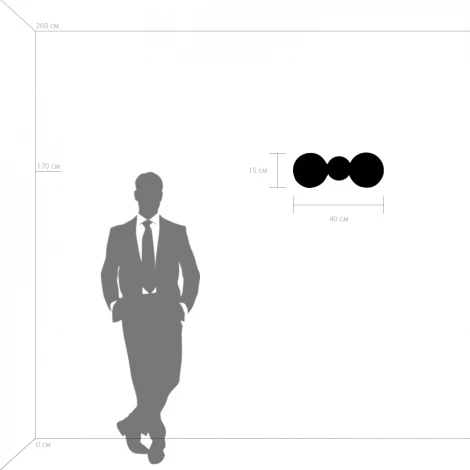 Бра Lightstar Beta 785626 (220V, шарики)