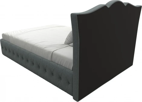 Кровать интерьерная Герда 140 (Серый/Рогожка) Лига Диванов арт.123063