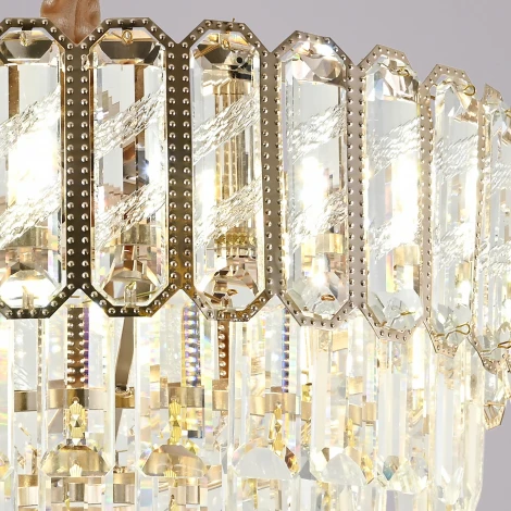 Подвесная люстра хрустальная Reluce 07070-0.4-400 FGD (220V, на цепи)