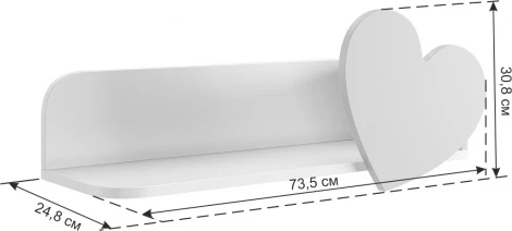 Комплект детской мебели "Зефир К2" (3500х580х2300) Mebelson (ЛДСП,ПВХ,МДФ,Металл/Светлое дерево,Белый муар,Розовый) арт.ДК02Зефир.3102