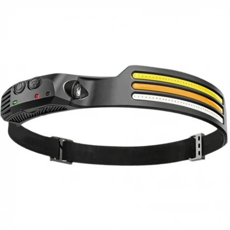 Фонарь налобный c аккумулятором 5W 1200mAh USB type-C Feron 52110