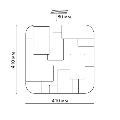 Настенно-потолочный светильник Sonex Nores 2085/DLN пластик/белый LED 48Вт 3000/4000/6000K