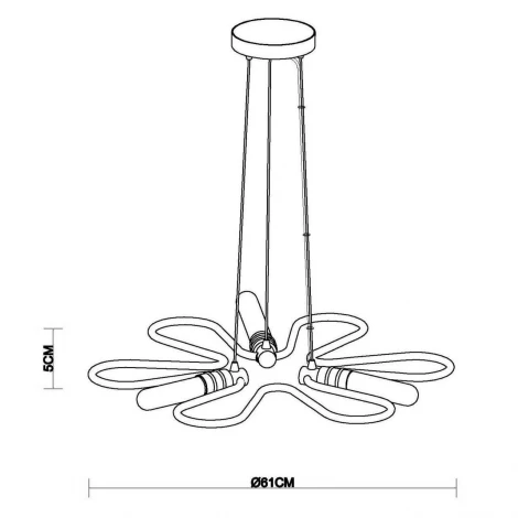 Подвесная люстра Vele Luce Camomilla VL1073L03