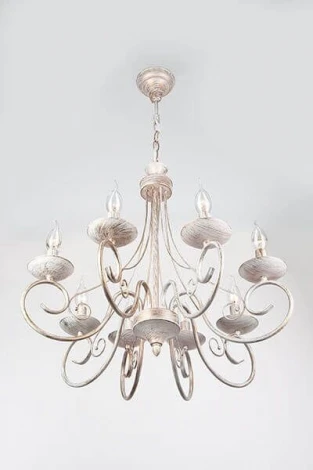 Подвесная люстра Eurosvet 22404 22404/8 белый с золотом