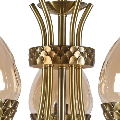 Подвесная люстра Lumien Hall Olivi 3304/5H-ABPAB-AM